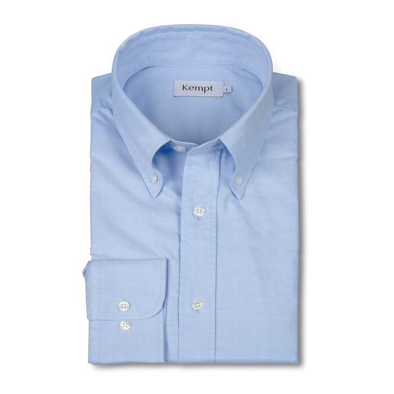 Men's Light Blue Oxford Button Down Shirt