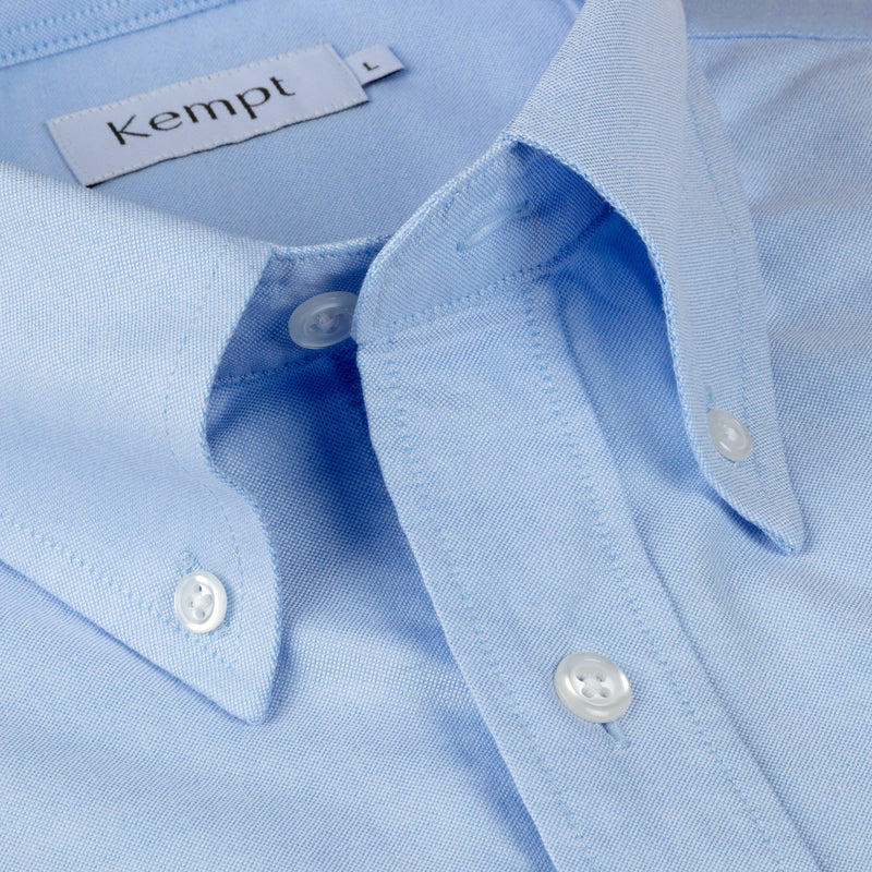 Men's Light Blue Oxford Button Down Shirt