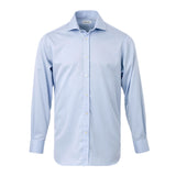 Men's Fine Cotton Twill Blue Shirt