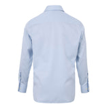 Men's Fine Cotton Twill Blue Shirt