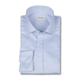 Men's Fine Cotton Twill Blue Shirt
