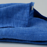 Cobalt Blue Linen Shirt