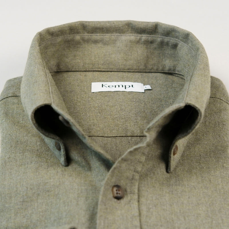 Men's Soft Sage Brush Cotton Shirt.