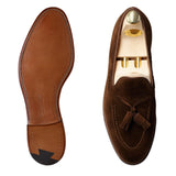 Crockett & Jones Cavendish 2 - Dark Brown Calf Suede