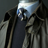 Lambswool Crew Neck Sweater in Navy