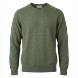 Lambswool Crew Neck Sweater in Green