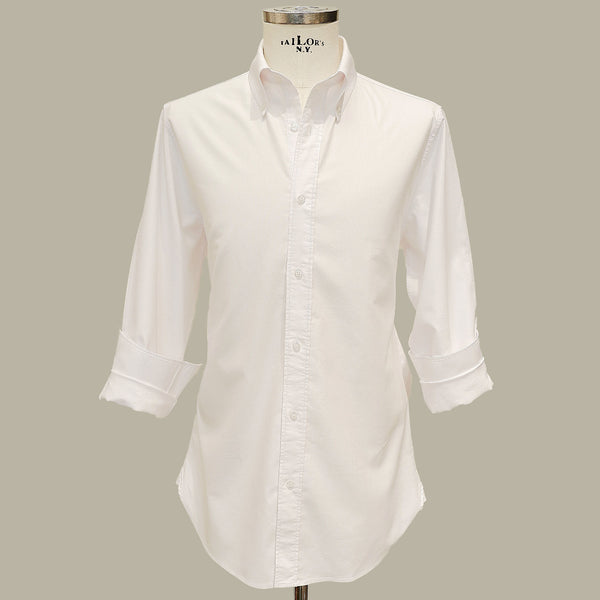 Men’s White Oxford Cotton Shirt