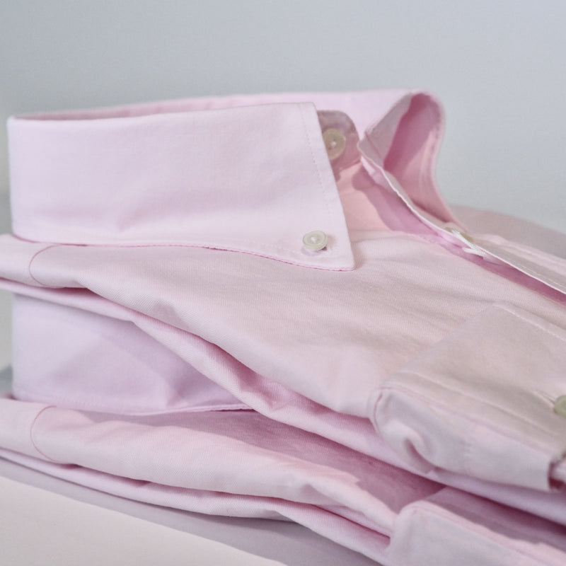 Men’s Pale Pink Oxford Cotton Button Down Shirt