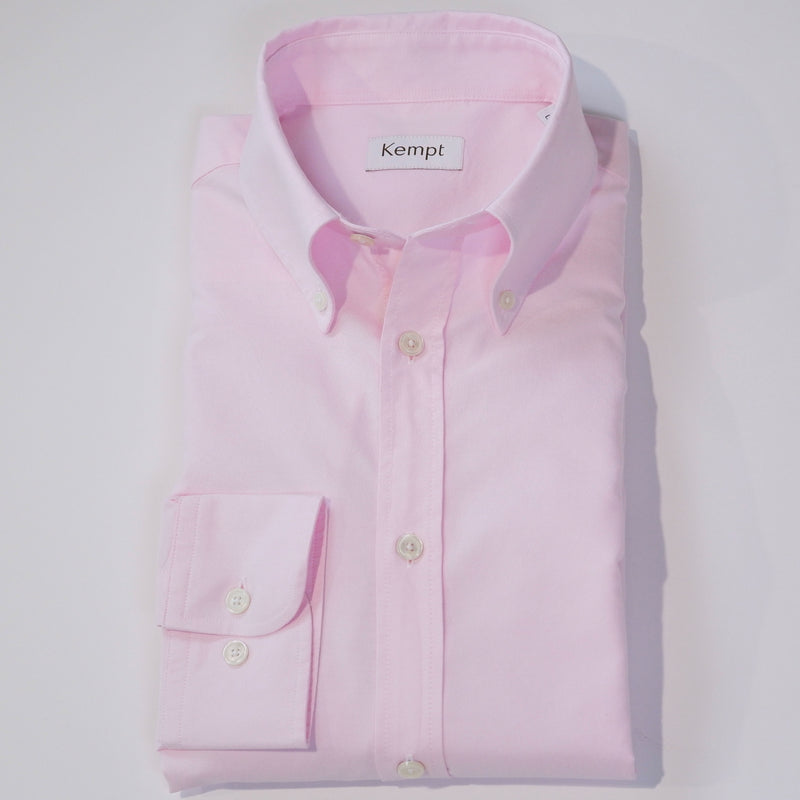 Men’s Pale Pink Oxford Cotton Button Down Shirt