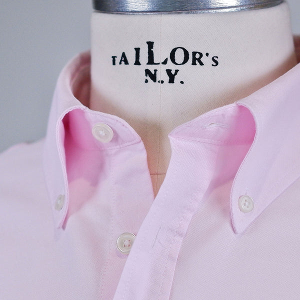 Men’s Pale Pink Oxford Cotton Button Down Shirt