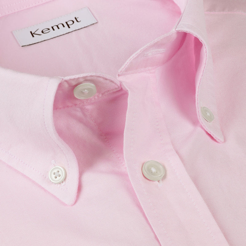 Men’s Pale Pink Cotton Oxford Button Down Shirt