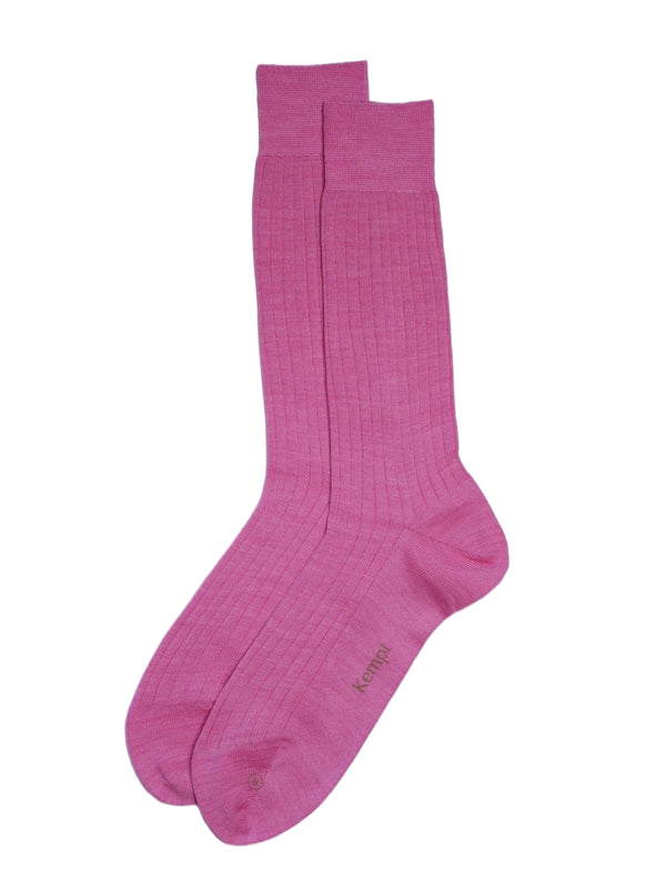 Kempt Pink Merino Wool Socks