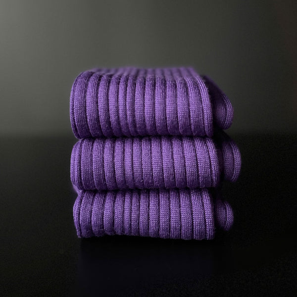 Purple Wool Socks