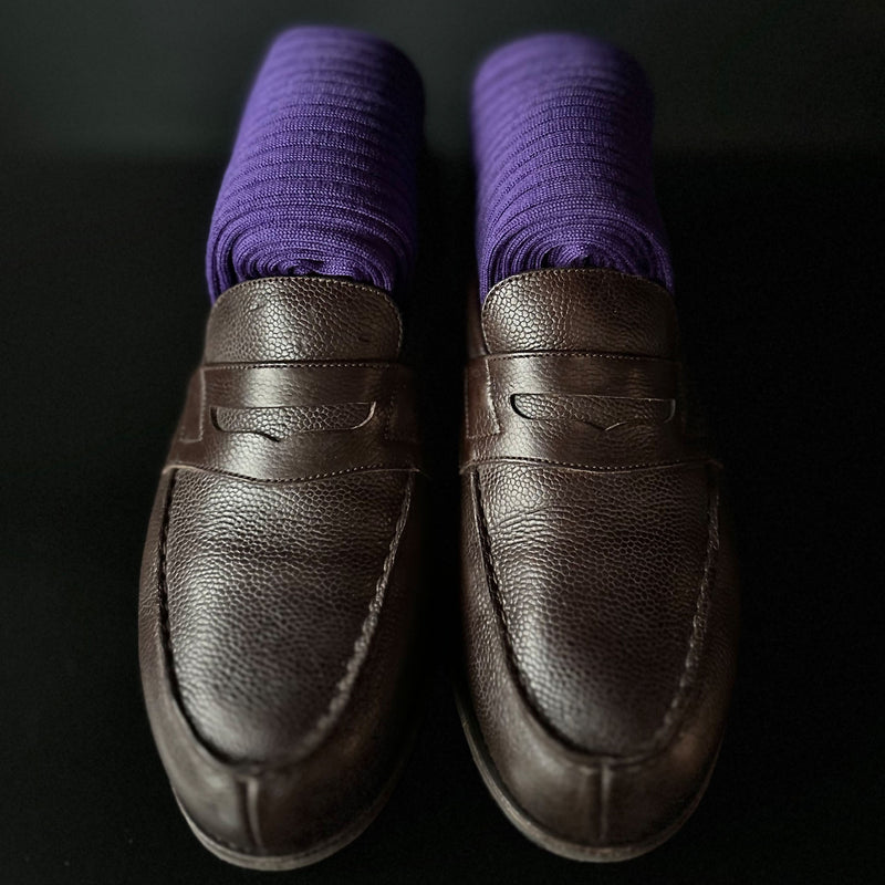 Purple Wool Socks