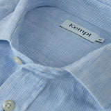 Blue and White Stripe Linen Shirt