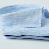 Blue and White Stripe Linen Shirt