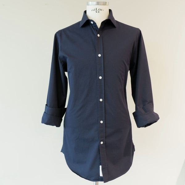 Navy Cotton Shirt