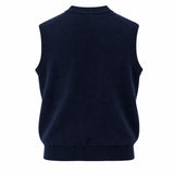 Lambswool Waistcoat in Navy