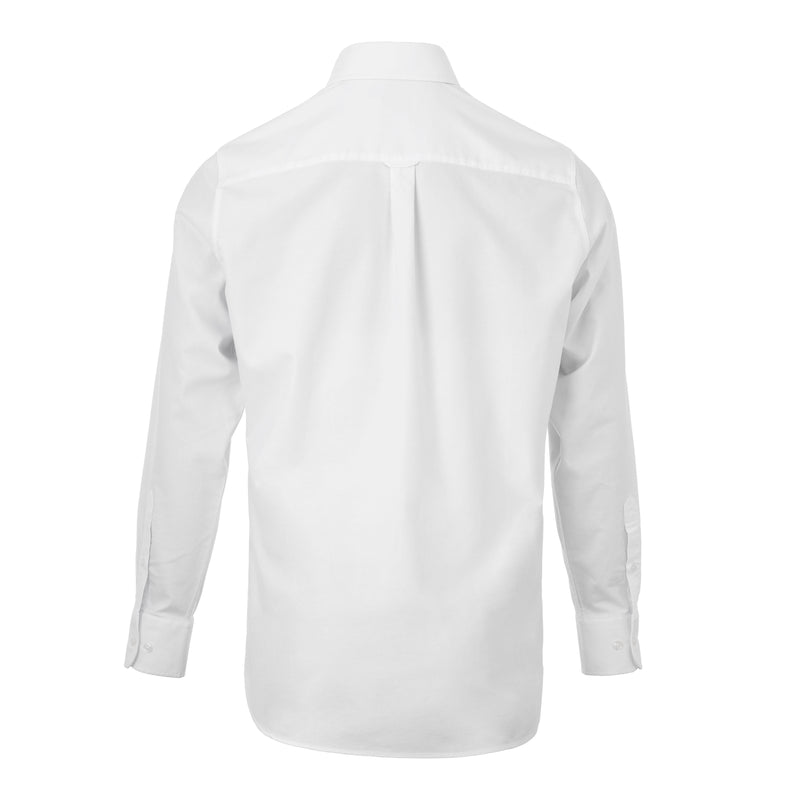Men’s White Oxford Cotton Button Down Shirt