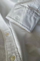 Men’s Casual White Oxford Cotton Shirt
